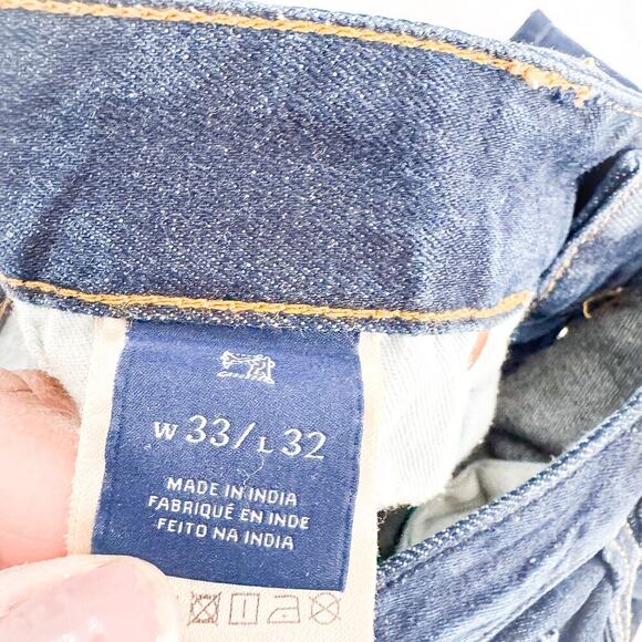 Scotch & Soda Ralston Button Fly Dark Wash Denim Jean Straight Leg Size 33 x 32 - Picture 8 of 10